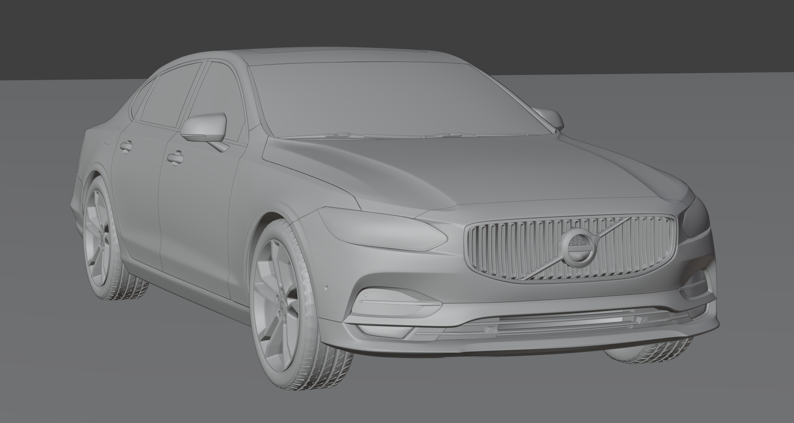 Base 3D Model Without Lighting